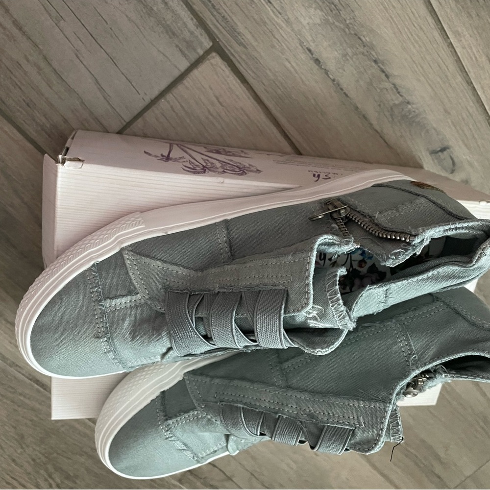 Blowfish Sweet Grey Canvas Sneakers